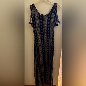 Pink Rose Maxi Dress